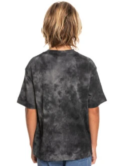 T-shirt Manches Courtes Quiksilver Slow Dive - BLACK TIE DYE APPAREL 221 -Vêtements D'eau SLOWDIVE B KTTP 0 240174 1