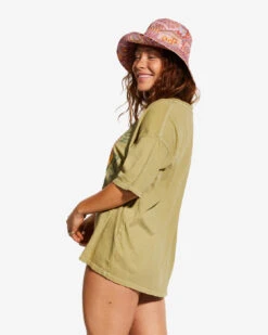 T-shirt Oversize Billabong Smiley True Boy - SPLIT PEA -Vêtements D'eau SMILEY TRUE BOY TEE 0 268940 1