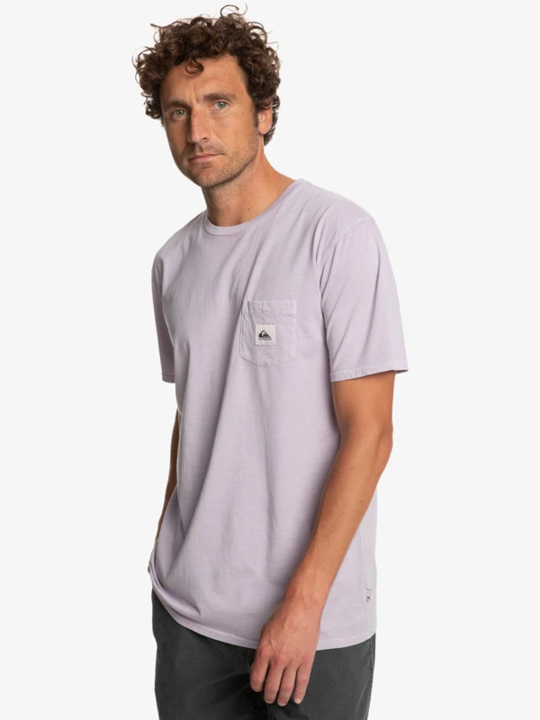 T-shirt Avec Poche Quiksilver Sub Mission - Pastel Lilac 2 T-shirt Avec Poche Quiksilver Sub Mission - Pastel Lilac – Image 2