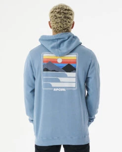 Sweat à Capuche Ripcurl Surf Revival - Dusty Blue -Vêtements D'eau SURF REVIVAL HOOD 0 258651 1