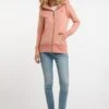 SWEAT Ragwear NESKA ZIP - Salmon
