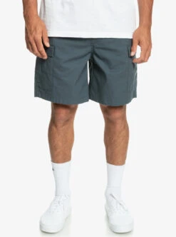 Short Cargo élastique Pour Homme Quiksilver Cargo Taxer - Dark Slate