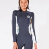 Shorty Ripcurl Dawn Patrol 2mm Manches Longues ECO - Charcoal