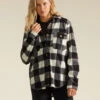 Surchemise Billabong En Flanelle Pour Femme - Forge - WHITE/BLK