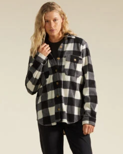 Surchemise Billabong En Flanelle Pour Femme - Forge - WHITE/BLK