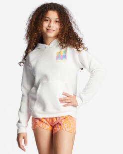 Sweat à Capuche Pour Fille Billabong Hello Sunshine - SALT CRYSTAL