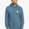 Sweat à Capuche Pour Homme Quiksilver QS Bubble Stamp - Bering Sea
