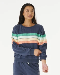 Sweat Col Rond Ripcurl Day Break - Navy