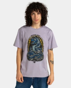 T-SHIRT ELEMENT FROM THE DEEP SS - LAVENDER GRAY