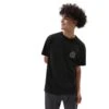 T-SHIRT VANS OFF THE WALL FRONT PATCH - BLACK