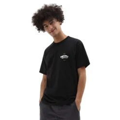 T-SHIRT VANS OFF THE WALL LOGO BACK - BLACK