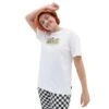 T-SHIRT Vans FRUIT CHECKERBOARD BOX LOGO OVERSIZED - Blanc