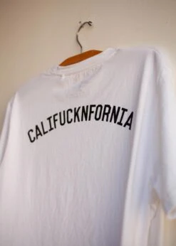 T-Shirt Iron And Resin Califuck Tee - White
