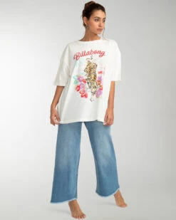 T-shirt Billabong EASY TIGER - SALT CRYSTAL