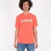 HURLEY T Shirt Hurler EVD WSH OAO SOLID SS - Habanero Heather