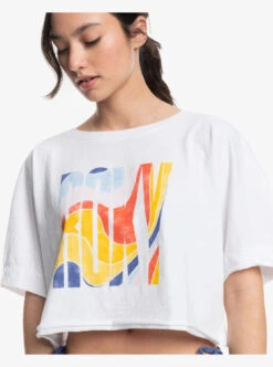 T-shirt Oversize ROXY I WILL MISS YOU - Bright White