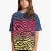 T-shirt Quiksilver RADICAL TIMES - Pink Glo Radical Times 231