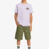 T-shirt Quiksilver Retro Fade - Pastel Lilac
