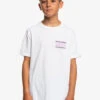 T-shirt Quiksilver Warped Frames - White