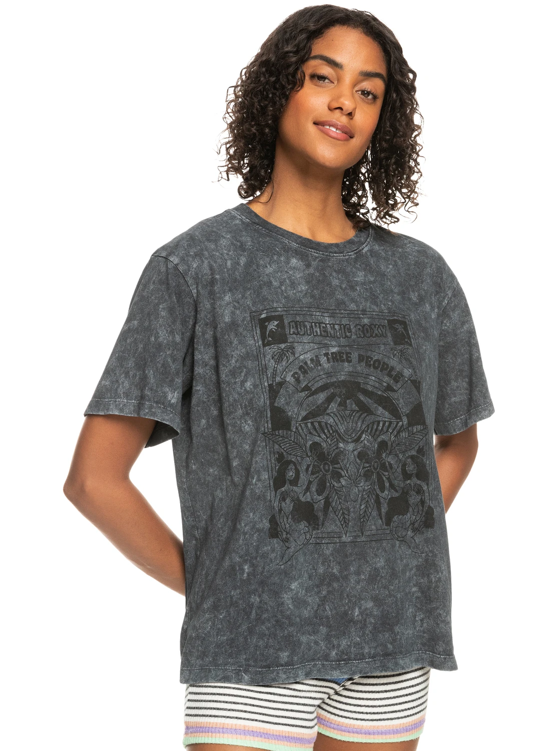 T-shirt ROXY MOONLIGHT SUNSET B - Anthracite 1 T-shirt ROXY MOONLIGHT SUNSET B - Anthracite
