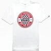 T-shirt VANS CIRCLE CHECKER LS TEE - WHITE