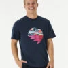 T-shirt à Manches Courtes Ripcurl Fill Me Up - Dark Navy