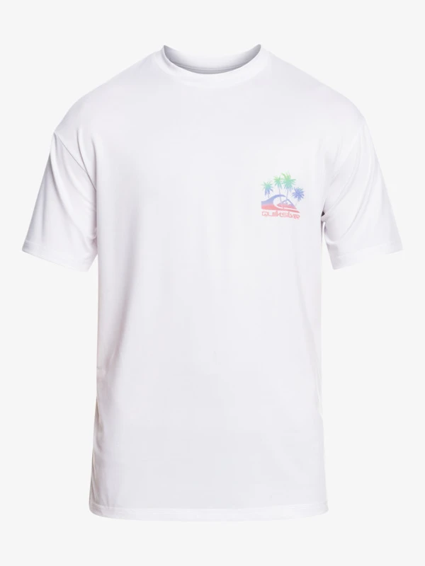 T-shirt De Surf à Manches Courtes Quiksilver Mix Session - White 1 T-shirt De Surf à Manches Courtes Quiksilver Mix Session - White