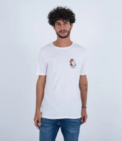T-shirt Manche Courte Hurley Everyday Island Party - White