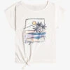 T-shirt Noué Roxy PURA PLAYA A - Snow White