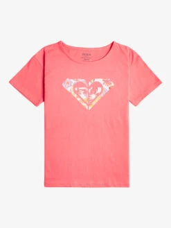 T-shirt Pour Fille 4-16 Roxy DAY AND NIGHT - Sun Kissed Coral