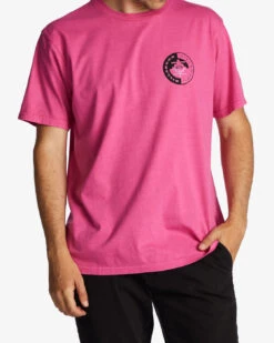 T-shirt Pour Homme Billabong Connection - FUSHIA