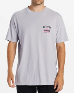 T-shirt Pour Homme Billabong Pipeline - Grey Violet