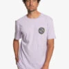T-shirt Pour Homme Quiksilver Core Bubble - Pastel Lilac