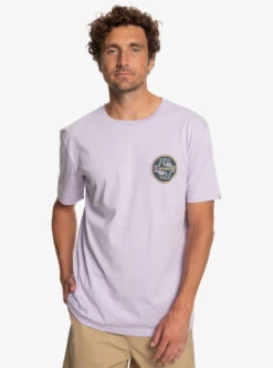 T-shirt Pour Homme Quiksilver Core Bubble - Pastel Lilac