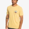 T-shirt Pour Homme Quiksilver QS Bubble Stamp - Wheat