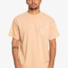 T-shirt Pour Homme Quiksilver The Natural Dye - Cafe Creme