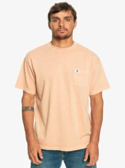 T-shirt Pour Homme Quiksilver The Natural Dye - Cafe Creme