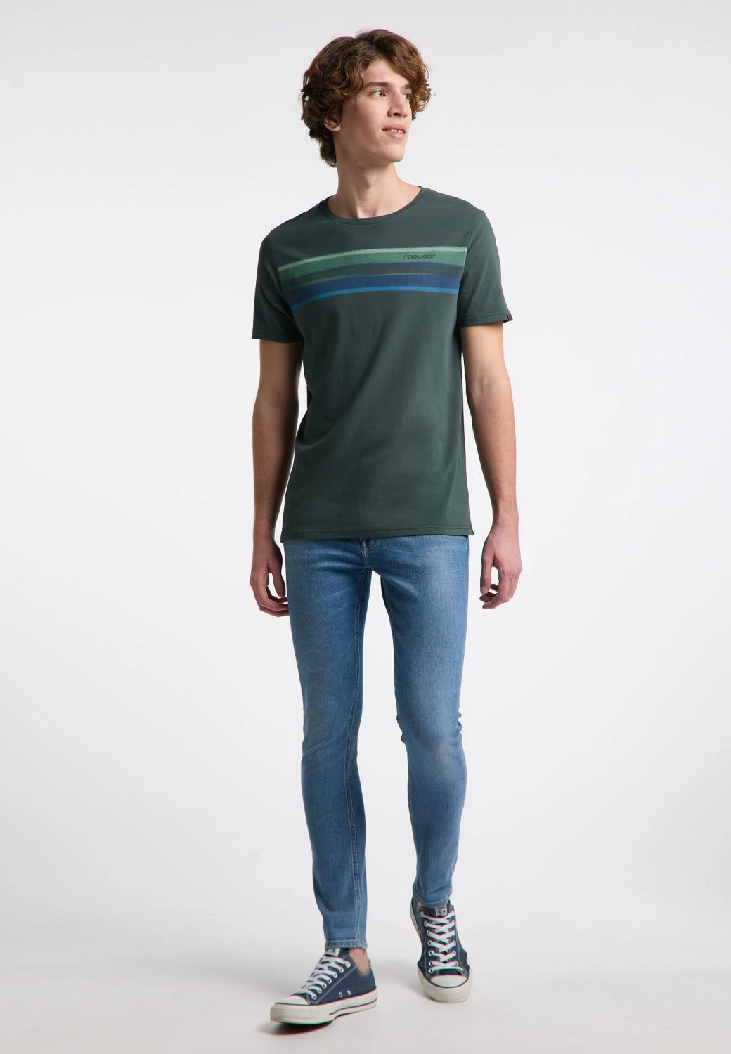 T-shirt Ragwear HAKE ORGANIC GOTS - Dark Green 1 T-shirt Ragwear HAKE ORGANIC GOTS - Dark Green