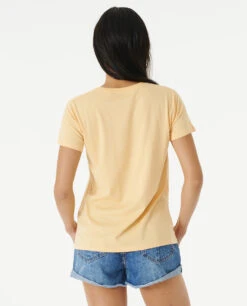 Ripcurl T-shirt à Manches Courtes Rip Curl Tropical Sunset Standard - Pale Dogwood -Vêtements D'eau TROPICAL SUNSET STANDARD TEE 0 269703 1