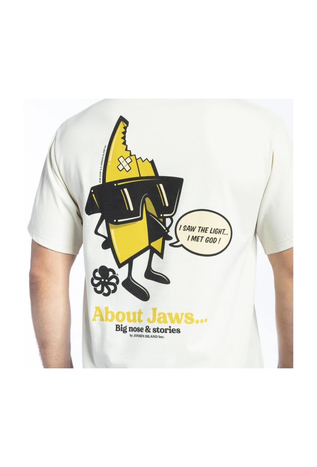 T-SHIRT LOOSE Jonsen Island Mr Surf - COCONUT 3 T-SHIRT LOOSE Jonsen Island Mr Surf - COCONUT – Image 3