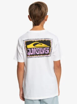 T-shirt Quiksilver Warped Frames - White -Vêtements D'eau WARPED FRAMES SS YTH 0 271895 1