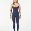 Combinaison Ripcurl DAWN PATROL 4/3 Chest Zip - Peach
