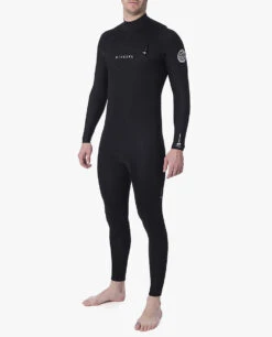 Combinaison Ripcurl DAWN PATROL 4/3 Chest Zip - Black