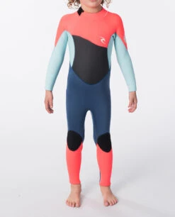Combinaison Ripcurl Groms Omega 4/3 Junior - Neon Pink
