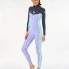 Combinaison Ripcurl DAWN PATROL 5/3 Chest Zip - Purple