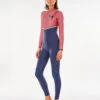 Combinaison Ripcurl Femme E Bomb 5/3 Sans Zip - Slate Rose