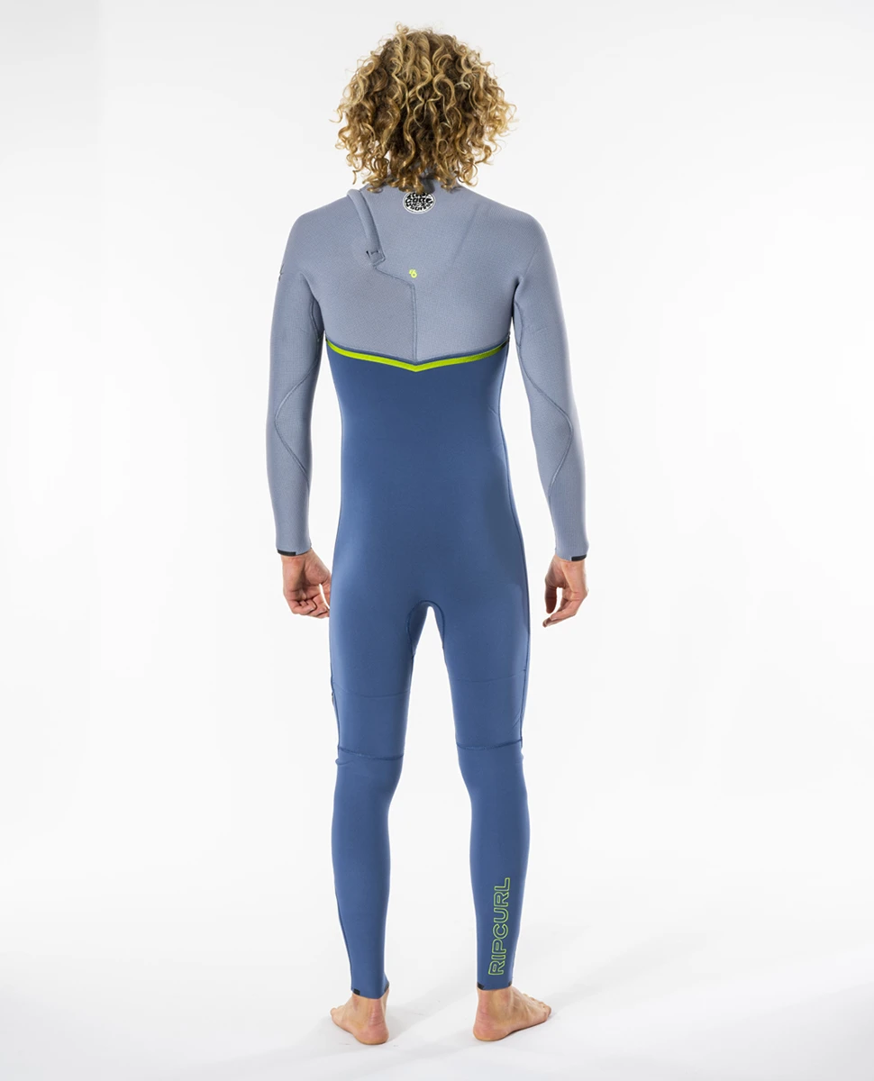 Combinaison Ripcurl E Bomb 4/3 Sans Zip - Blue Grey 3 Combinaison Ripcurl E Bomb 4/3 Sans Zip - Blue Grey – Image 3