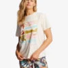T-shirt Pour Femme Billabong A/DIV - WHITE CAP