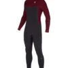 Combinaison Billabong Revolution 4/3 Chest Zip - BURGUNDY