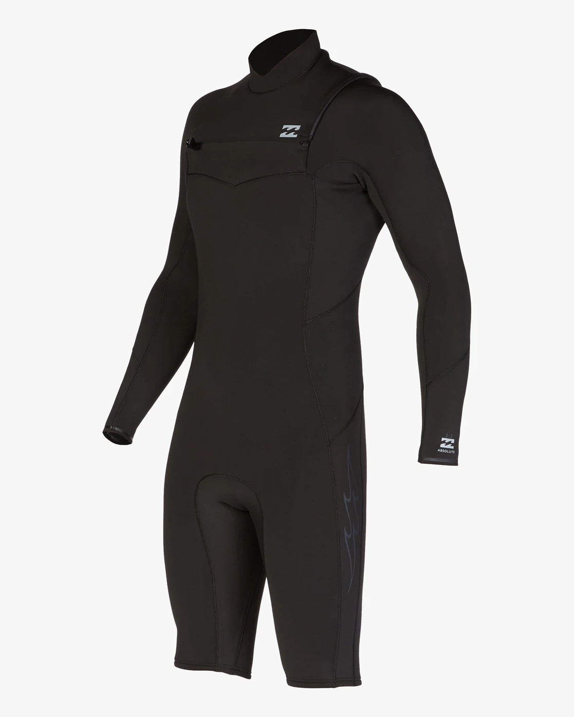 Shorty Billabong Manches Longues 2/2mm Absolute - Black